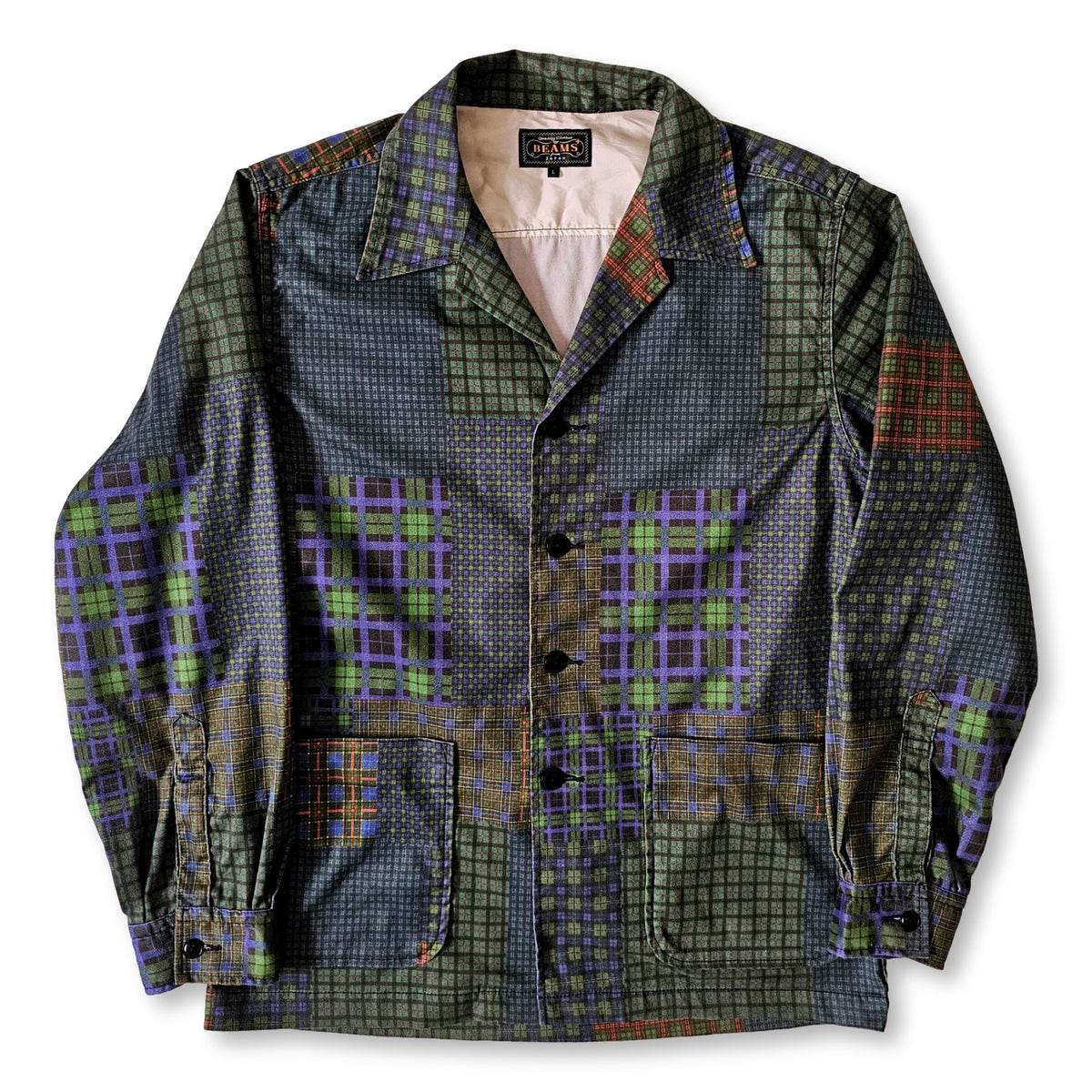 Beams Plus Komatsu patchwork jacket made in Japan | retroiscooler 