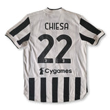 2021-22 Juventus Adidas Chiesa authentic shirt