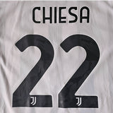 2021-22 Juventus Adidas Chiesa authentic shirt