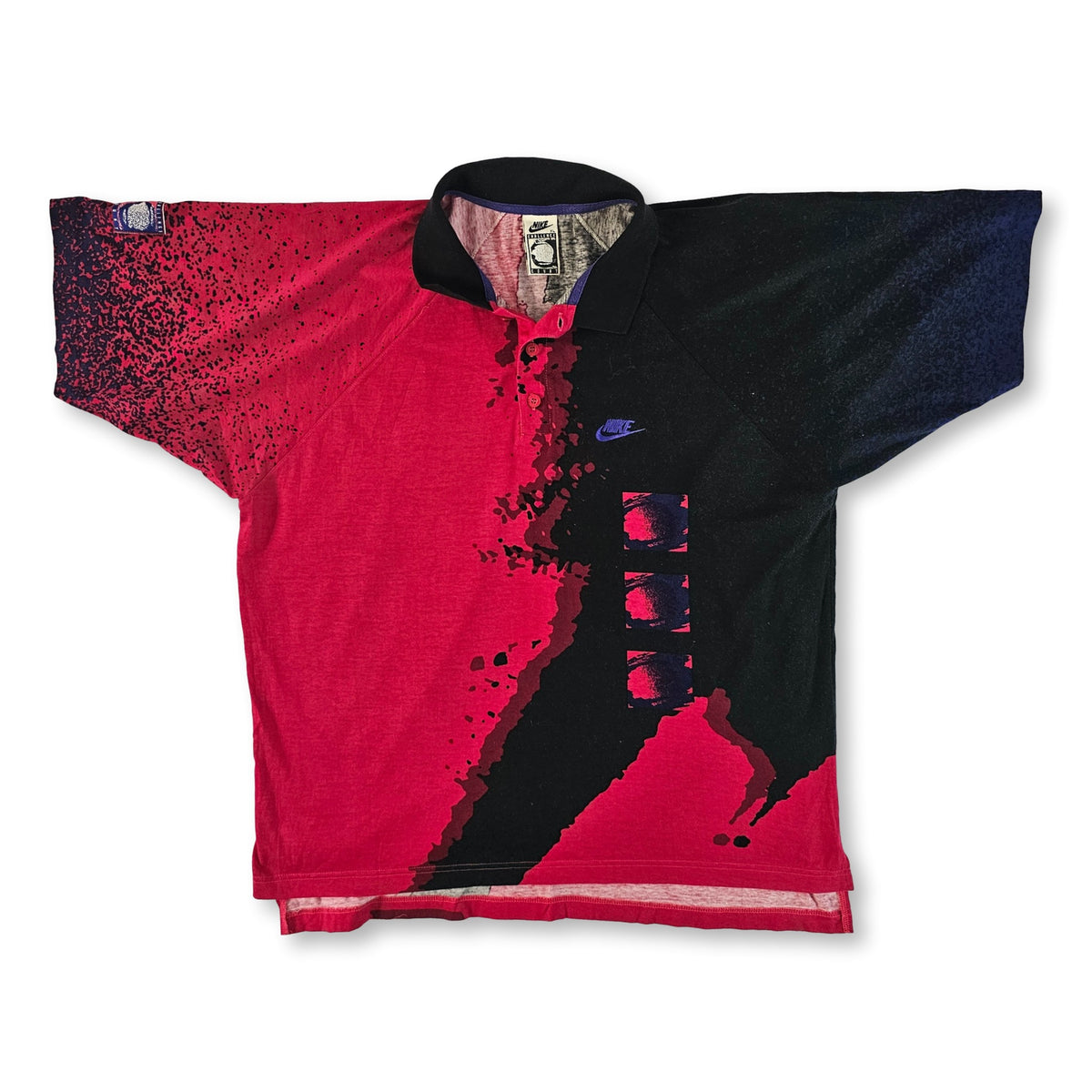 美品 ASKA concert tour kicks 1998 ポロシャツ S Vintage 90's Nike Challenge Court Andre Agassi Tennis Polo Mens