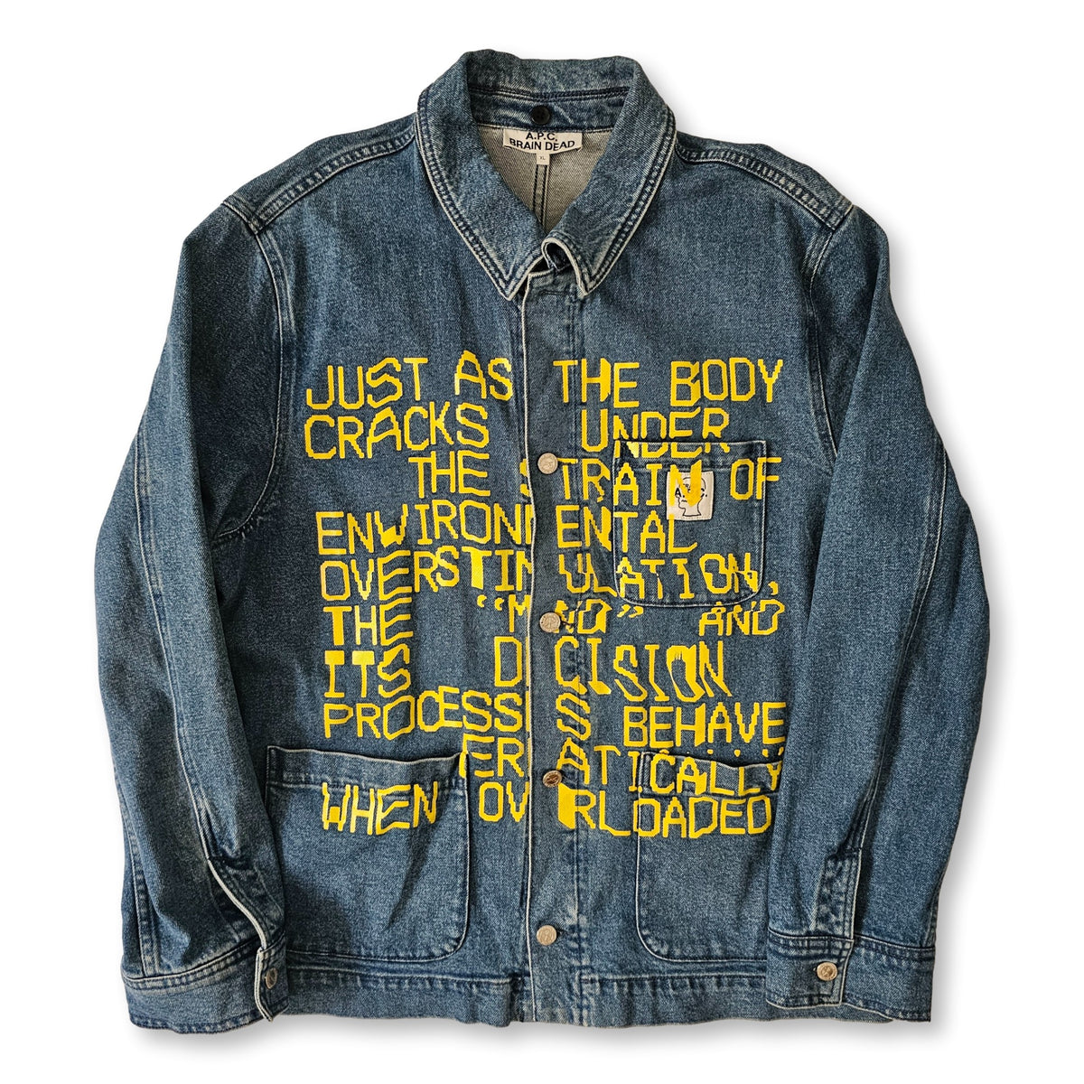Blue APC Brain Dead denim jacket | retroiscooler | APC