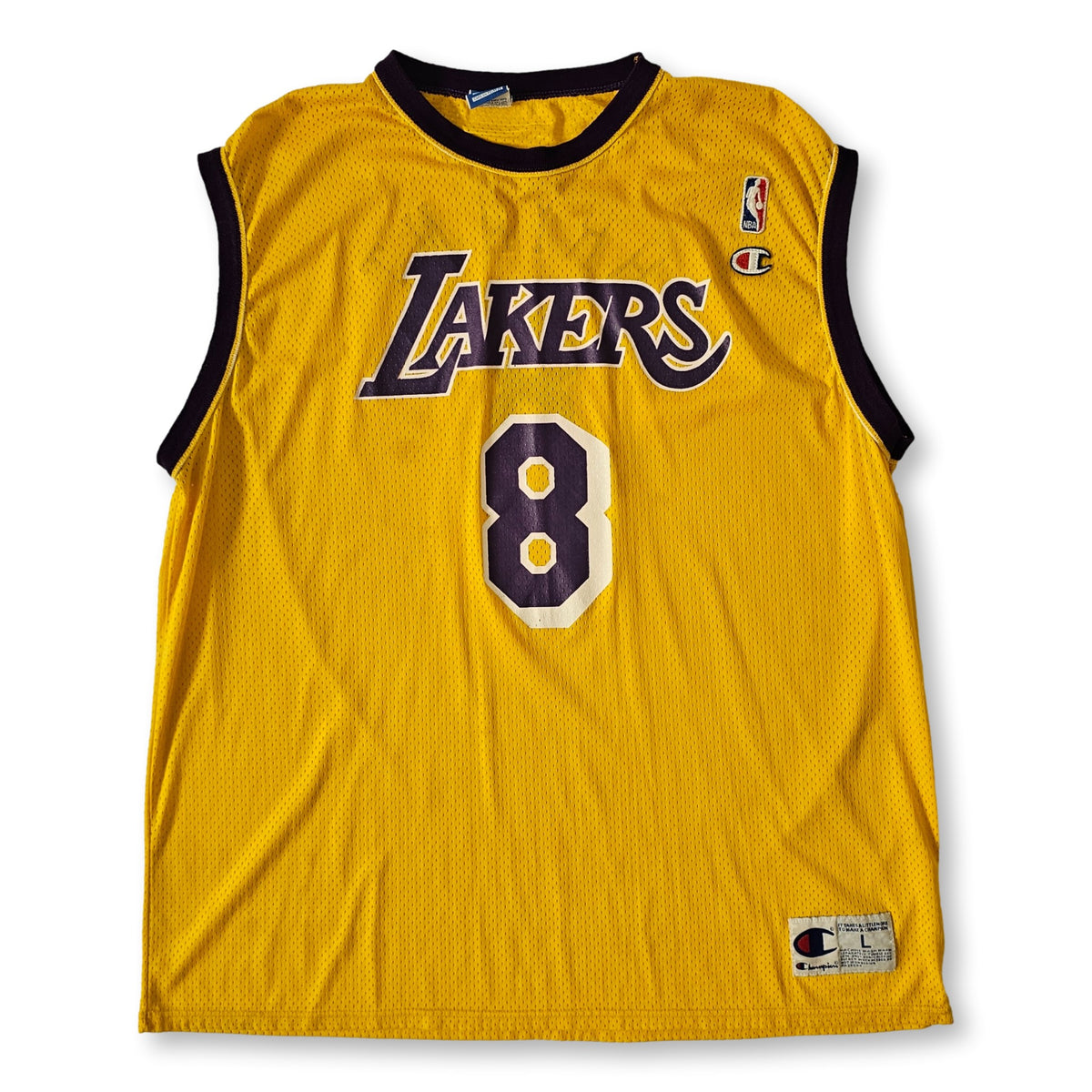 Vintage 1996 Champion Lakers Kobe Bryant #8 rookie jersey | retroiscooler |  Vintage Lakers Champion – Retroiscooler