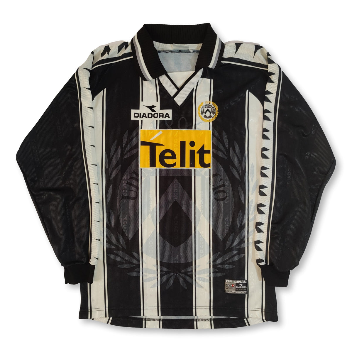 2000 Udinese Diadora long-sleeve player-issued #4 shirt