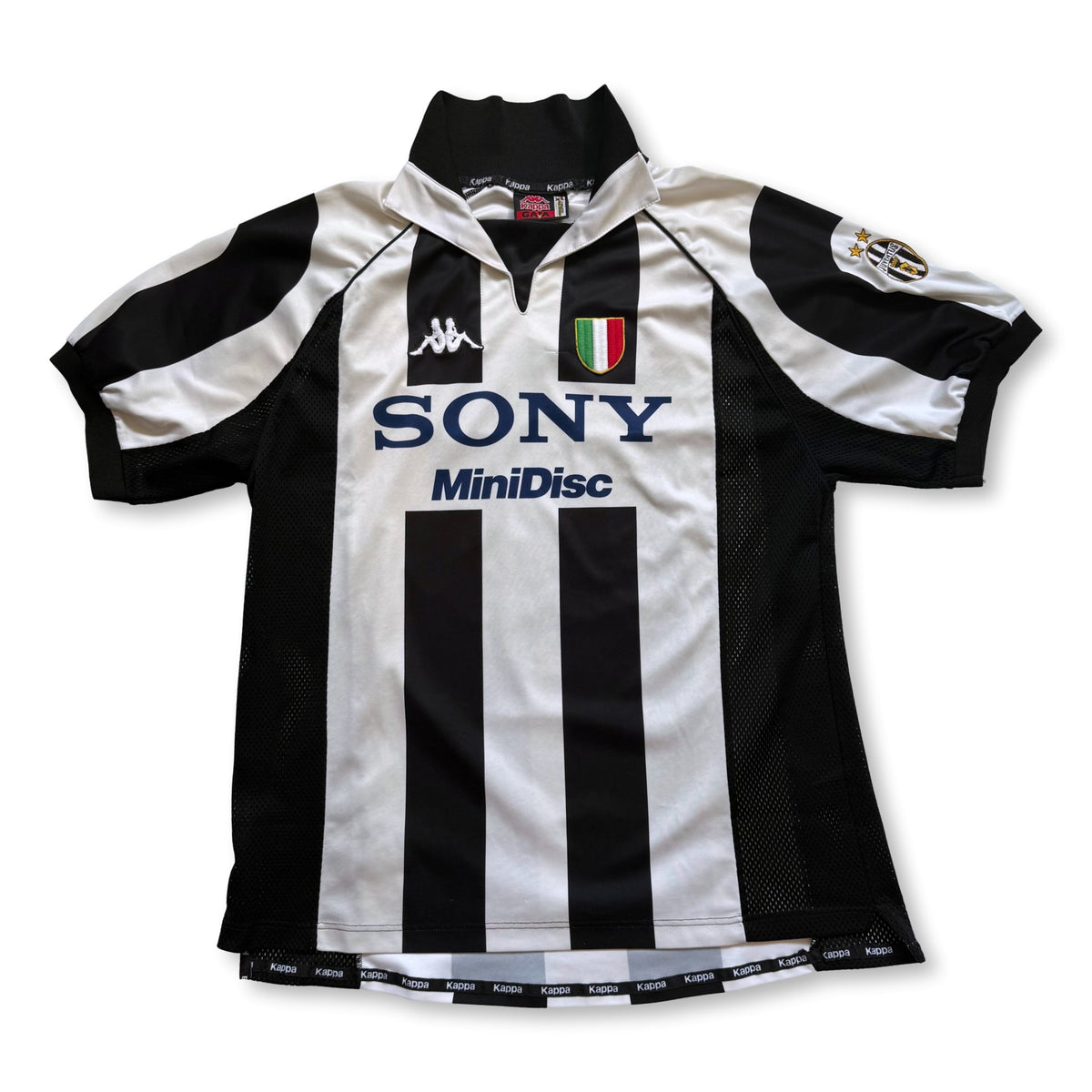 ピンズ付き★97-98★L★Juventus★サッカーユニフォーム★Kappa 1997-98 Juventus Davids Kappa Centenary home shirt