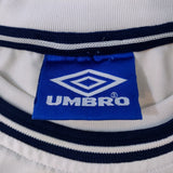 1999-01 white England Umbro shirt