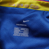 2006-07 blue and red Nike FC Barcelona Ronaldinho #10 home shirt