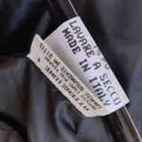 Vintage black Pollini leather bomber jacket