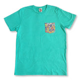 90s turquoise Junk Food Keith Haring t-shirt Made in USA