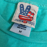 90s turquoise Junk Food Keith Haring t-shirt Made in USA