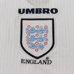 1998 white England Umbro footbal shirt