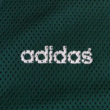 152. 90s green Adidas fishnet basketball jersey