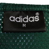 152. 90s green Adidas fishnet basketball jersey