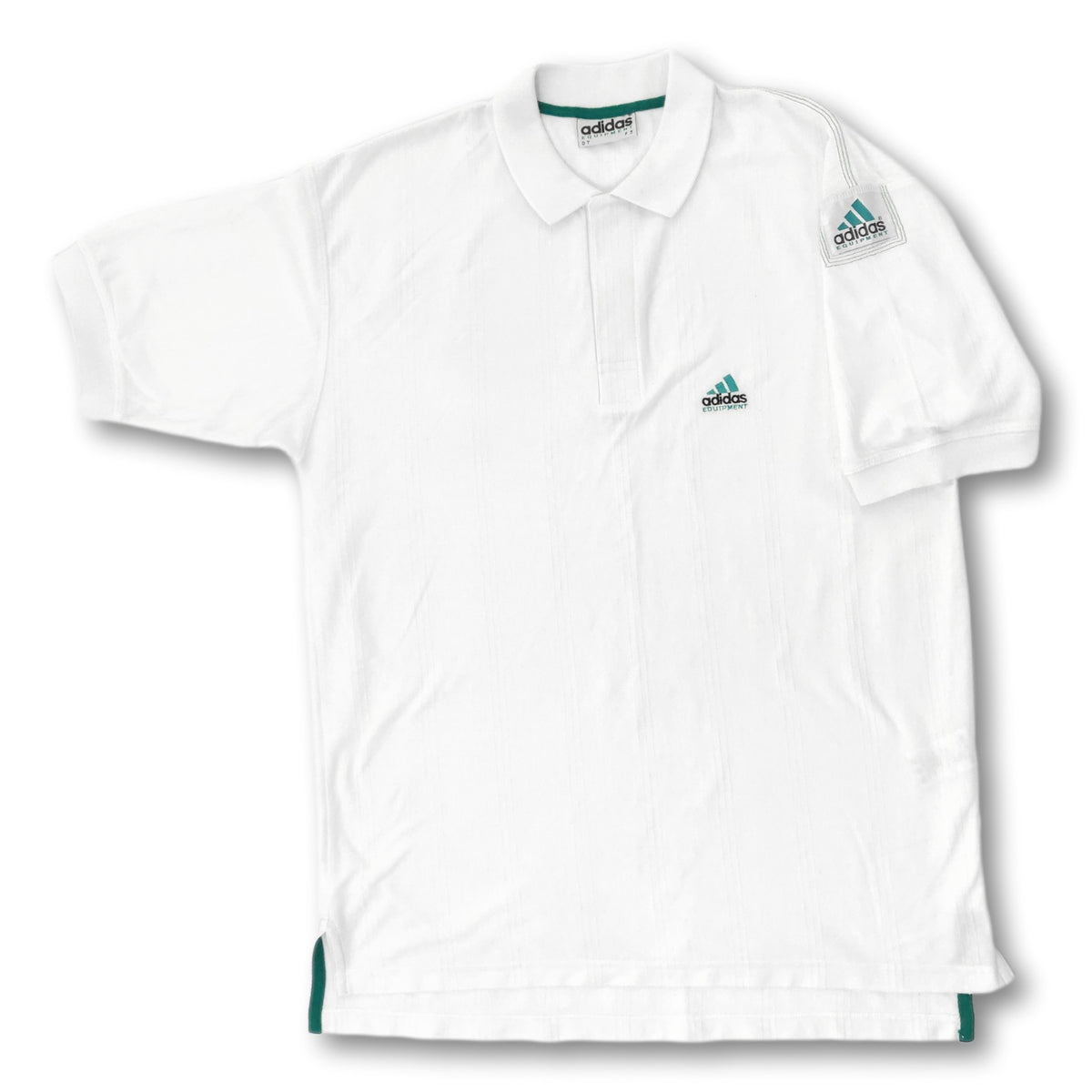90s white Adidas Equipment polo shirt retroiscooler – Retroiscooler