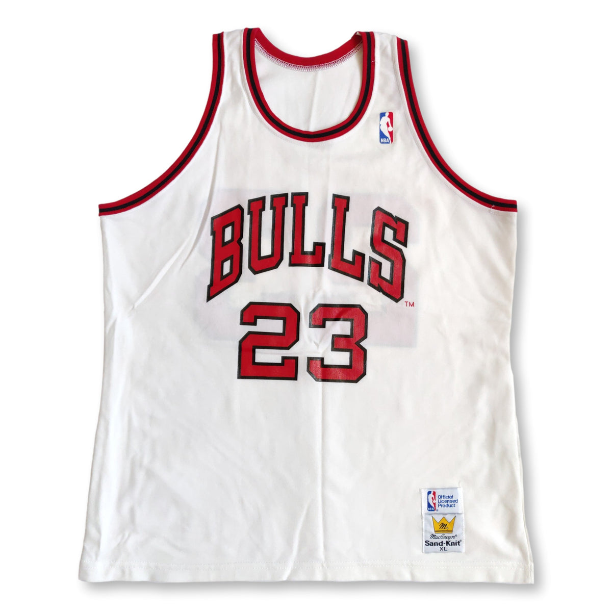 1986-97 white Bulls Mac Gregor Jordan #23 jersey Made in USA -  retroiscooler – Retroiscooler