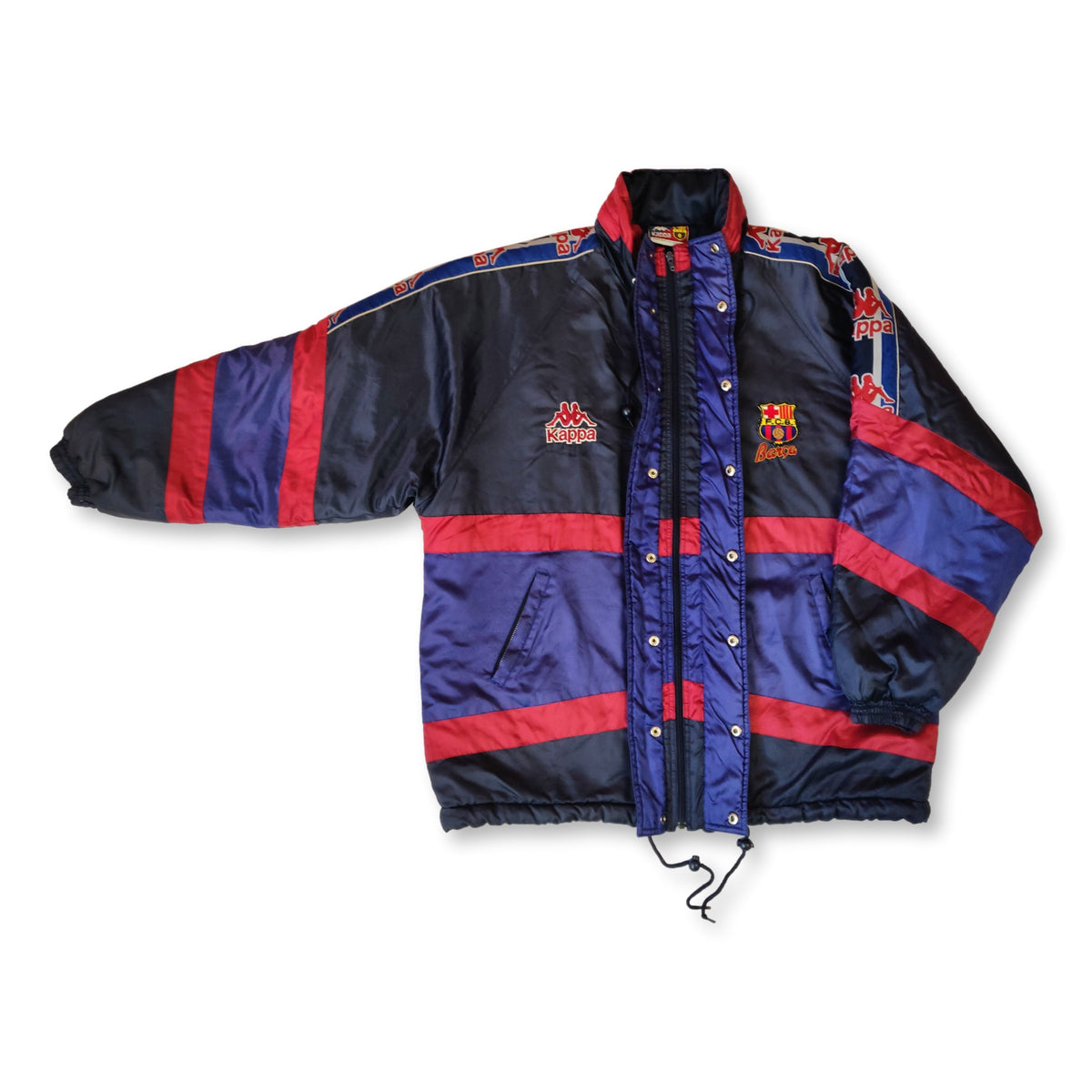 1995-97 navy FC Barcelona Kappa winter coat | retroiscooler