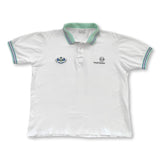 80s white Sergio Tacchini polo shirt