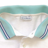80s white Sergio Tacchini polo shirt