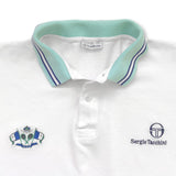 80s white Sergio Tacchini polo shirt