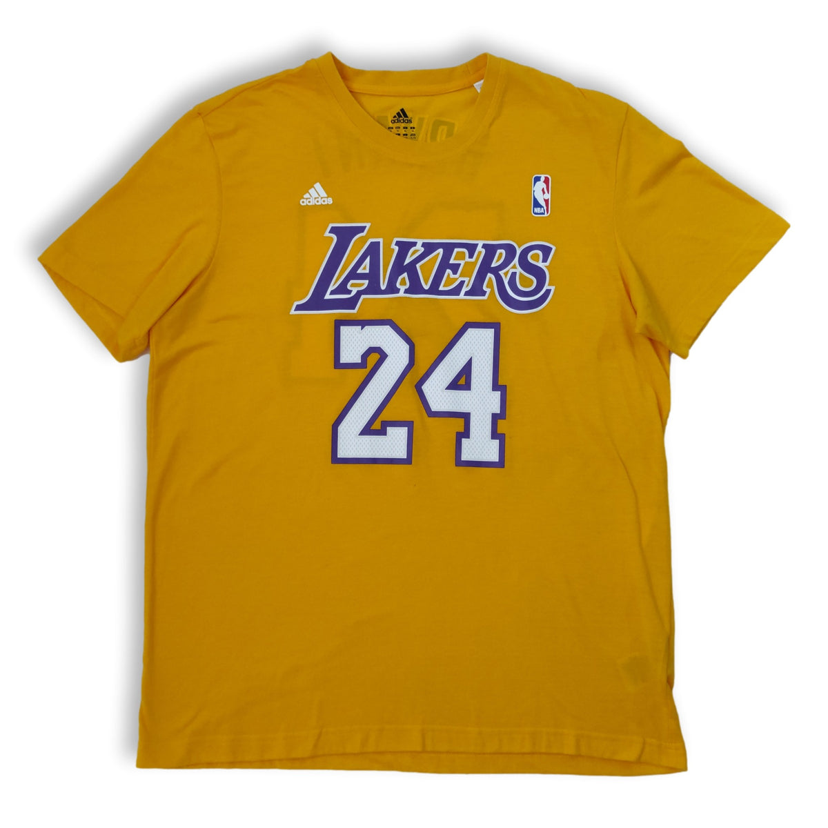 Adidas lakers t best sale shirt