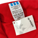 1980s red Adidas 1/4 zip sweatshirt Made in West Germany