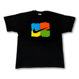 90s black Nike white label t-shirt