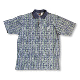 1990s multicolor Nike Golf-themed polo shirt