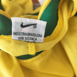 1998 yellow Brazil Nike shirt