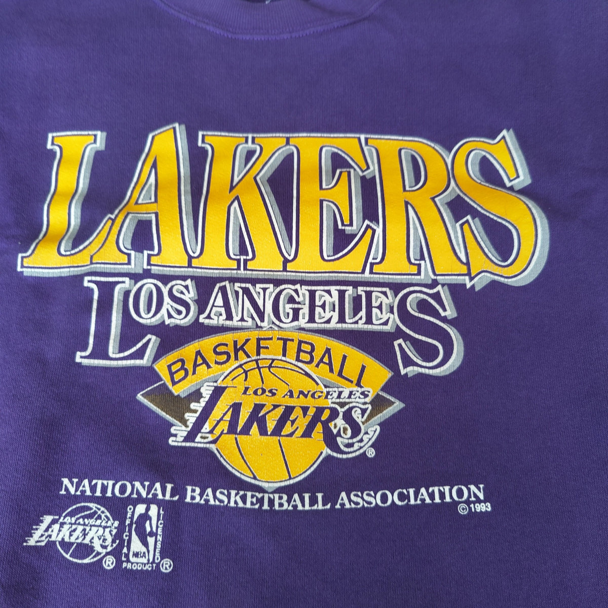 Los Angeles Lakers Retro Shirt Adult Pull-Over Hoodie by Joe