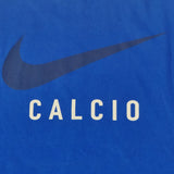 1996 blue Italy Nike cotton t-shirt