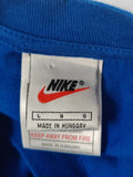 1996 blue Italy Nike cotton t-shirt