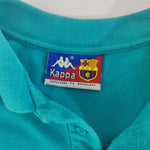 1995-97 green FC Barcelona Kappa polo shirt