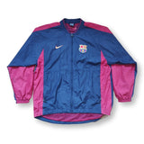 1998-00 navy FC Barcelona Nike rain jacket