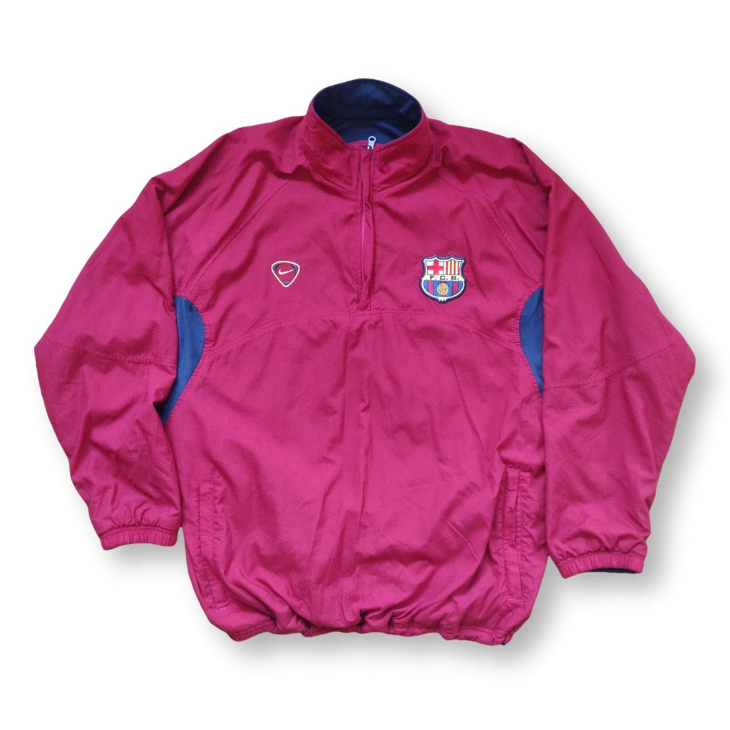 1999-00 Reversible FC Barcelona Nike Zip Drill | retroiscooler