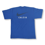 1996 blue Italy Nike cotton t-shirt