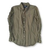 2000s green Polo Ralph Lauren shirt