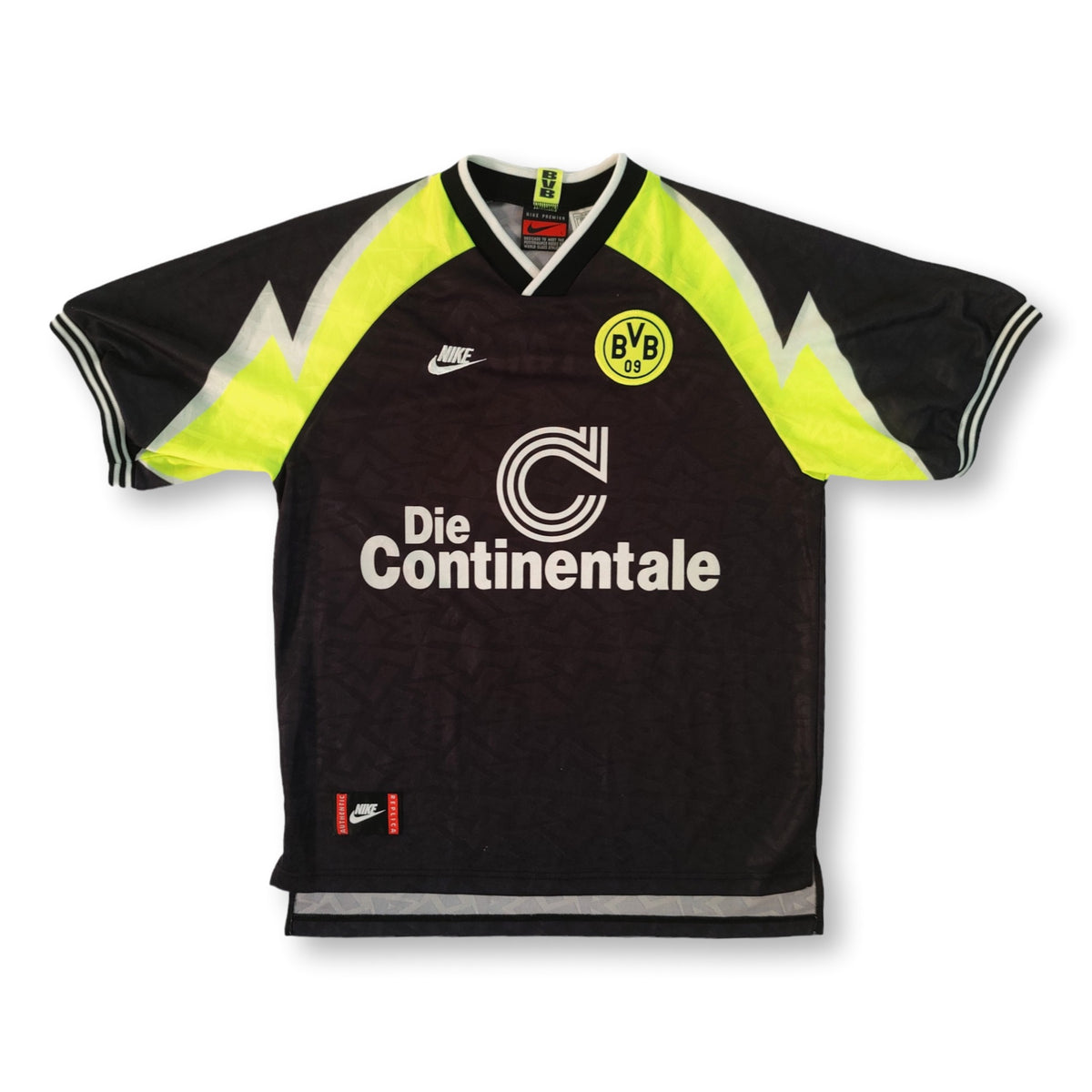 NIKE Borussia Dortmund 1995/96 サッカーシャツ BORUSSIA DORTMUND 1995 1996 HOME FOOTBALL SHIRT SOCCER