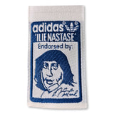 Vintage 1980s Adidas Ilie Năstase fabric tag