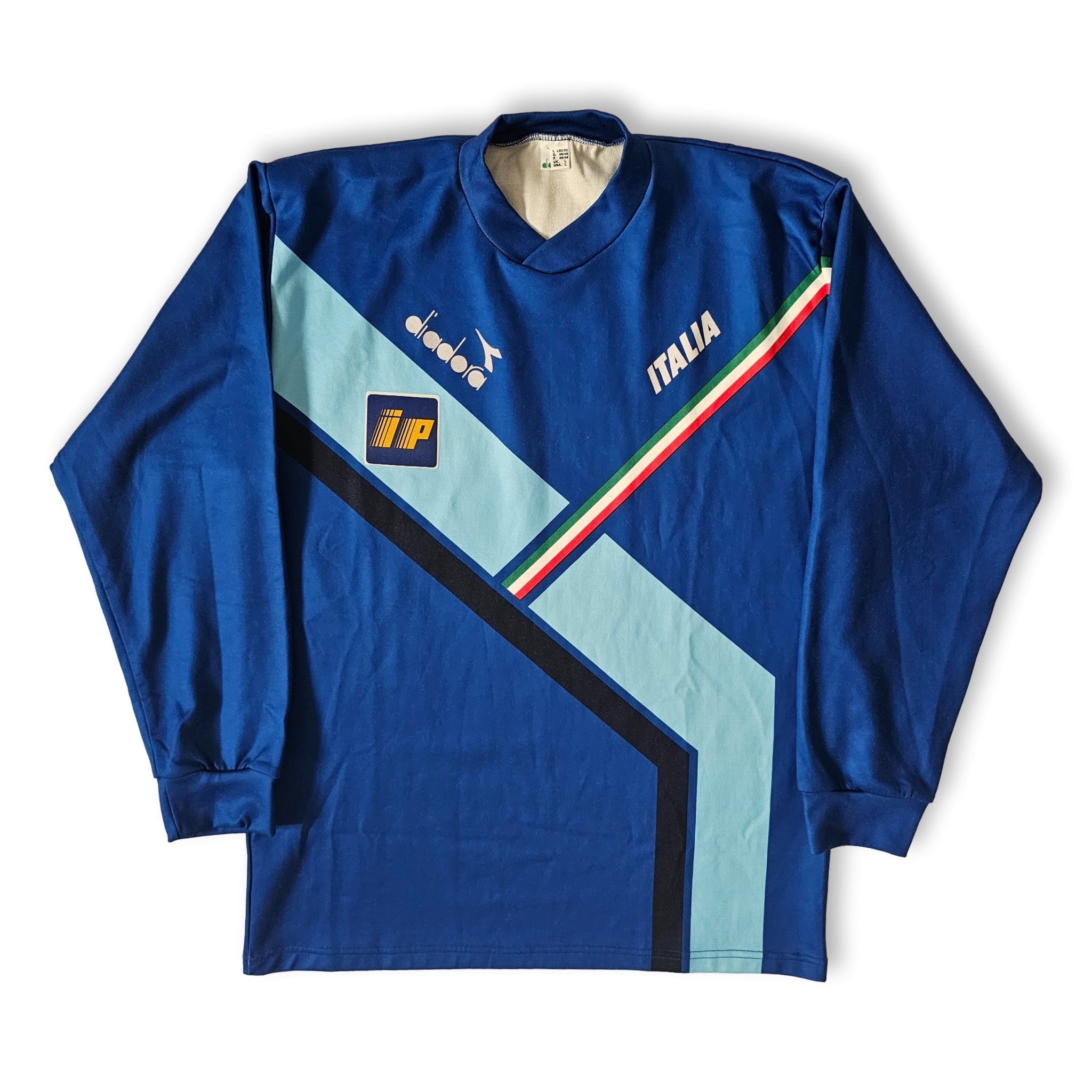 diadora イタリア代表 サッカー シャツ Lサイズ MADE IN UK ITALY 1986 1989 HOME SHIRT FOOTBALL SOCCER JERSEY DIADORA