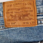 Levi's Big E 514 jeans made in Egypt