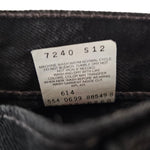 1999 Levi's 505 black jeans made in USA