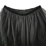 Satin and tulle skirt by Simona Semen