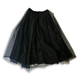 Satin and tulle skirt by Simona Semen