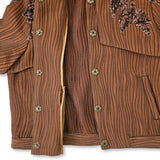 Bronze bomber jacket by Simona Semen