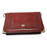 Vintage brown real leather bag