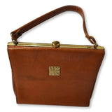 Vintage brown leather bag