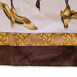 Vintage brown scarf made in Italy