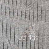1999 Adidas v-neck center logo t-shirt