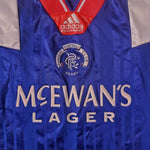 Vintage 1992-94 Glasgow Rangers Adidas home shirt