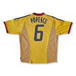 Vintage 2002-04 Romania Adidas Popescu shirt