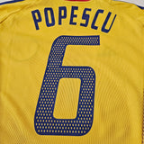 Vintage 2002-04 Romania Adidas Popescu shirt